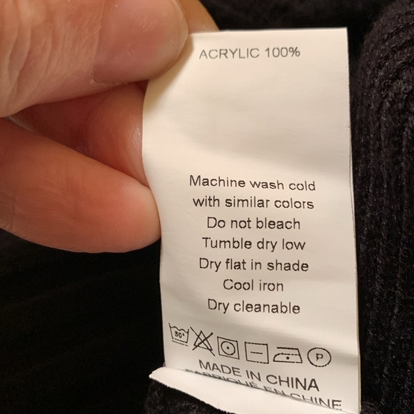 NWOT Solid Crew Neck Sweater Dress, Casual Long Sleeve Knitted Mini Dress - Picture 10 of 10